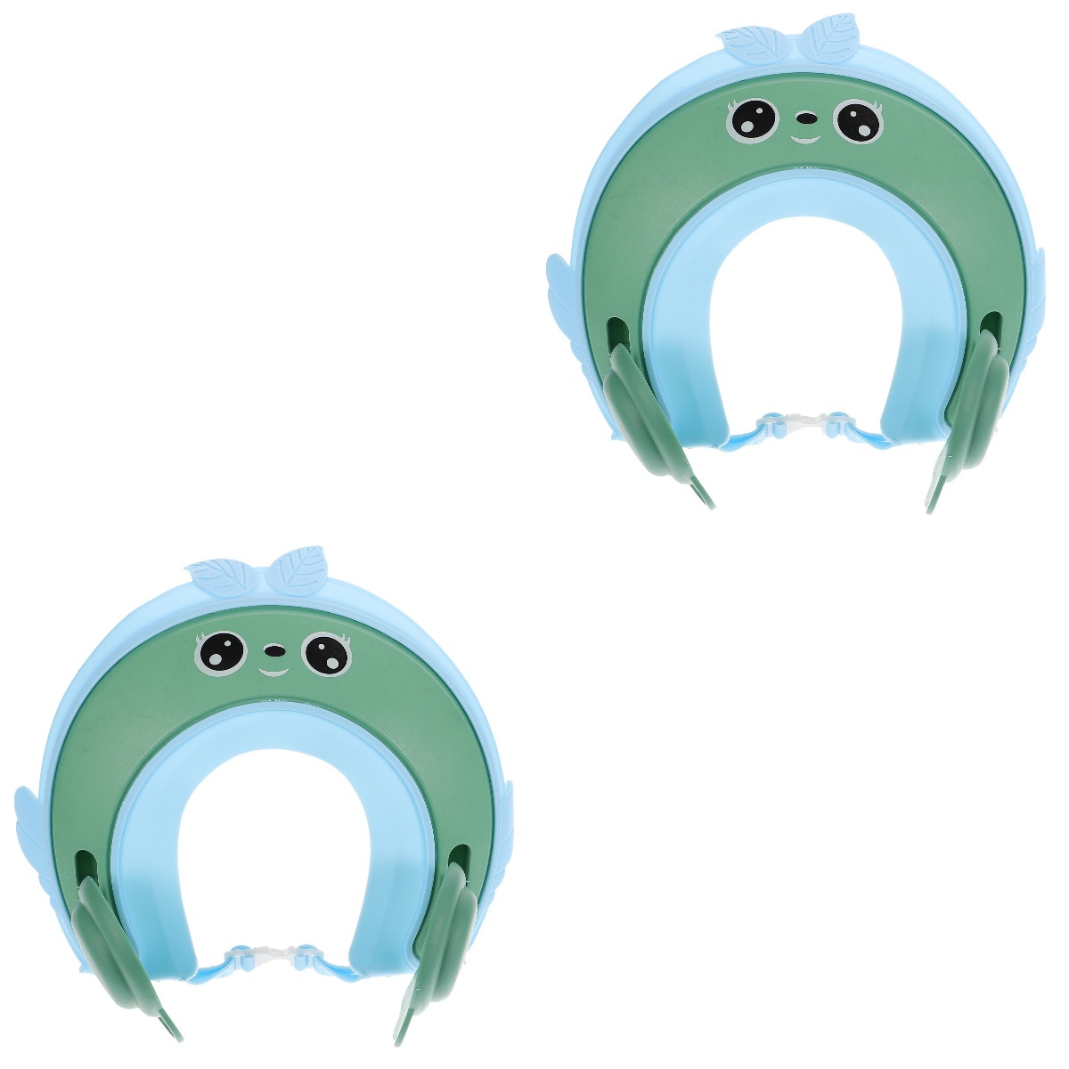2 Count Shampoo Cap Toddler Baby Bath Visor Washing Hair Water Artifact Plastic Silicone