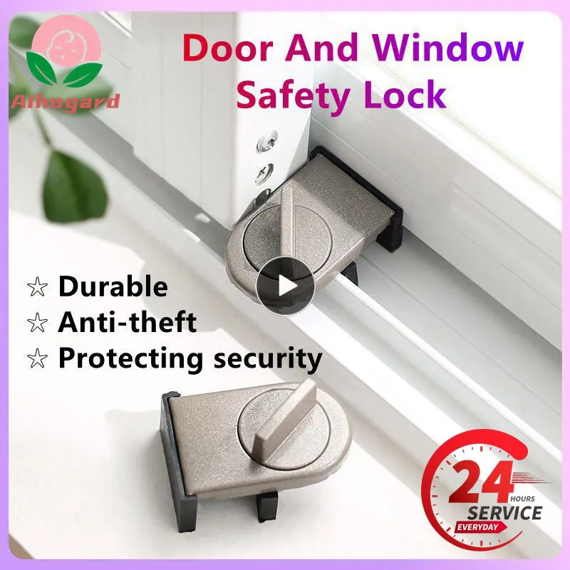 Door And Window Safety Lock Adjustable Locks On Windows Baby Security Mobile Window Insurance Lock Anti-theft Protection Stopper