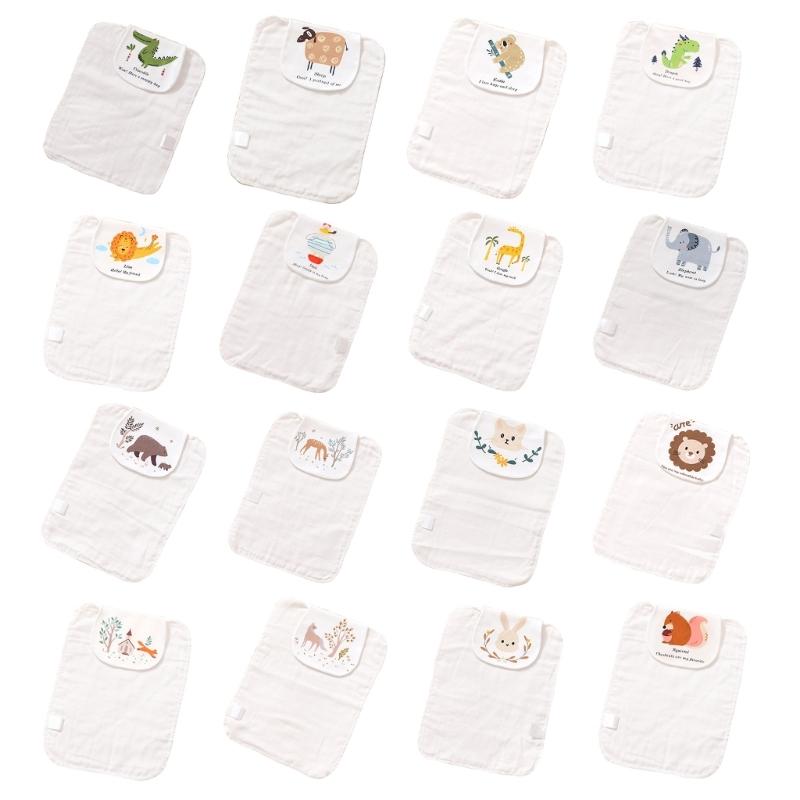 Baby Sweat Towel Sweat Absorb Cloth Combed-Cotton Back Cloth Sweat Wipe Towel Kindergarten Back Pad Infant Shower Gift