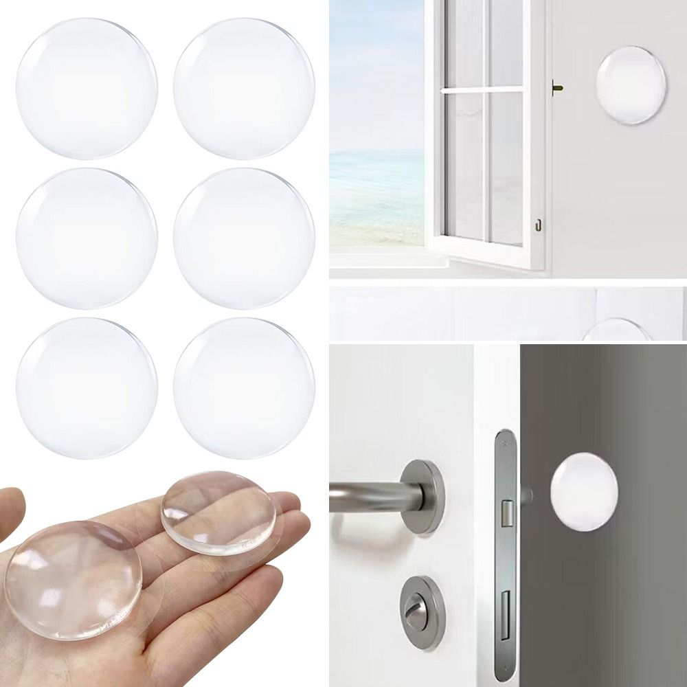 Self-Adhesive Refrigerator Door Handle Muffler Pad Toilet Lid Anti-Collision Buffer Pad Sticker Door Stopper Bumper