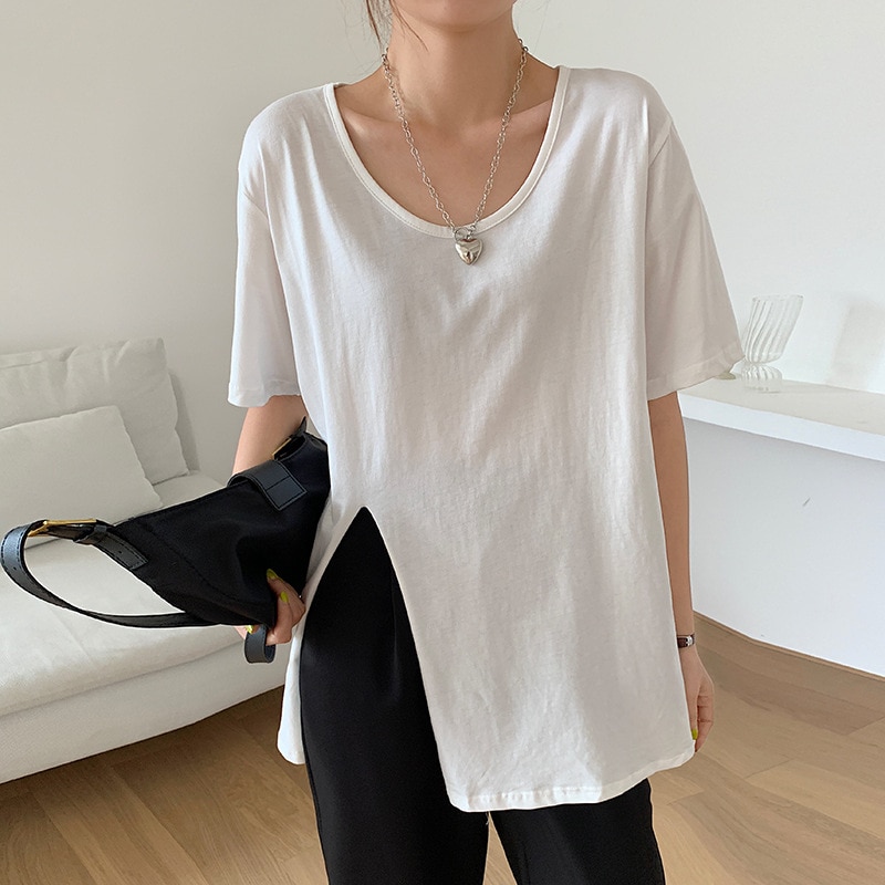 New Printed T Shirt Women Cropped Tops Tee Shirt Woman Clothing High Quality GRAY22