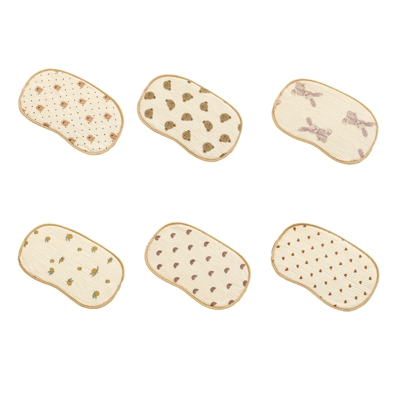Cotton Baby Pillows with 10 Layer for Newborn Towel Burp Cloths Baby Stuff Flat