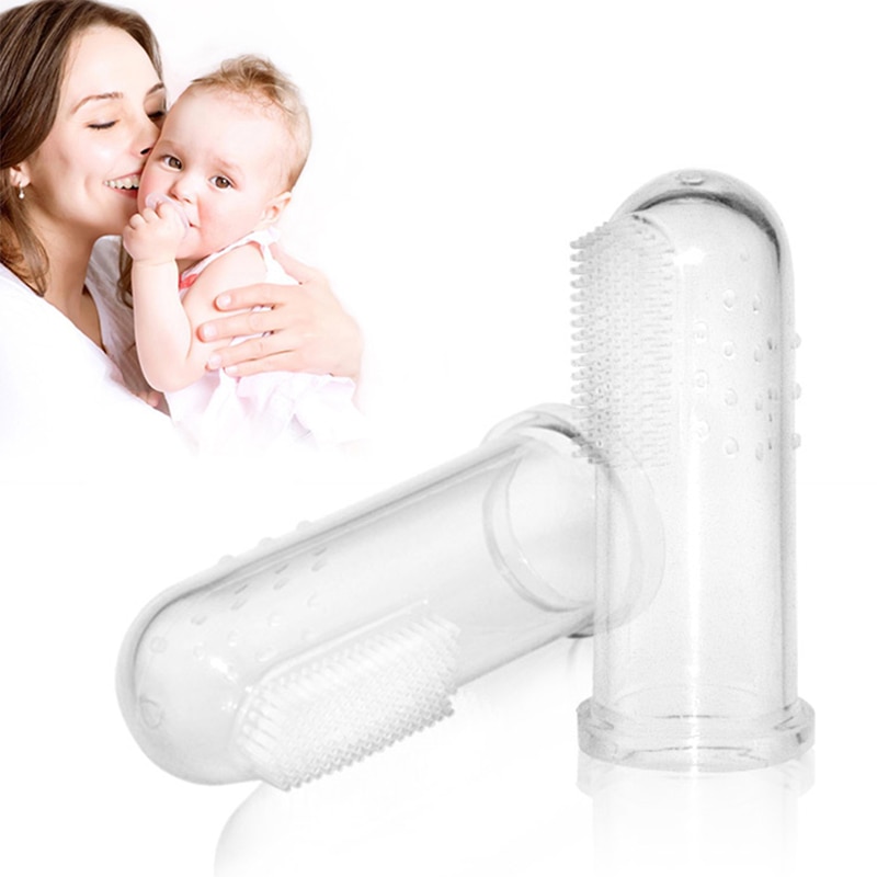 Baby Soft Finger Toothbrush BPA Free Silicone Infant Tooth Teeth Clean Brush Food Grade Silicone Bebes Oral Health Care