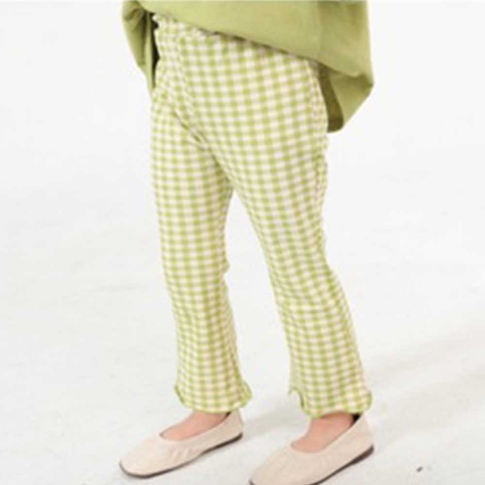 1 Spring To Bell 8yrs Leggings 2022 Girls Kids Cotton Style Pants Trousers Plaid Fashion Children's Pant Clothing Korean