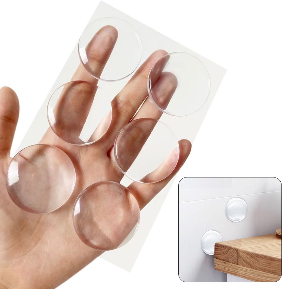 Door Handle Self-Adhesive Without Adhesive Marks Muffler Pad Door Stopper Bumper Sticker Anti-Collision Buffer Pad