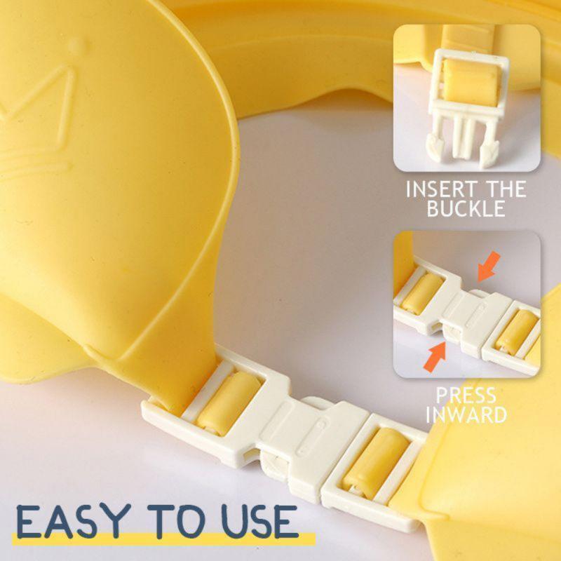 Baby Shower Cap Baby Shampoo Artifact Protection Shampoo Cap Care Bath Shower Products Adjustable Prevent Water Into Ear For Kid