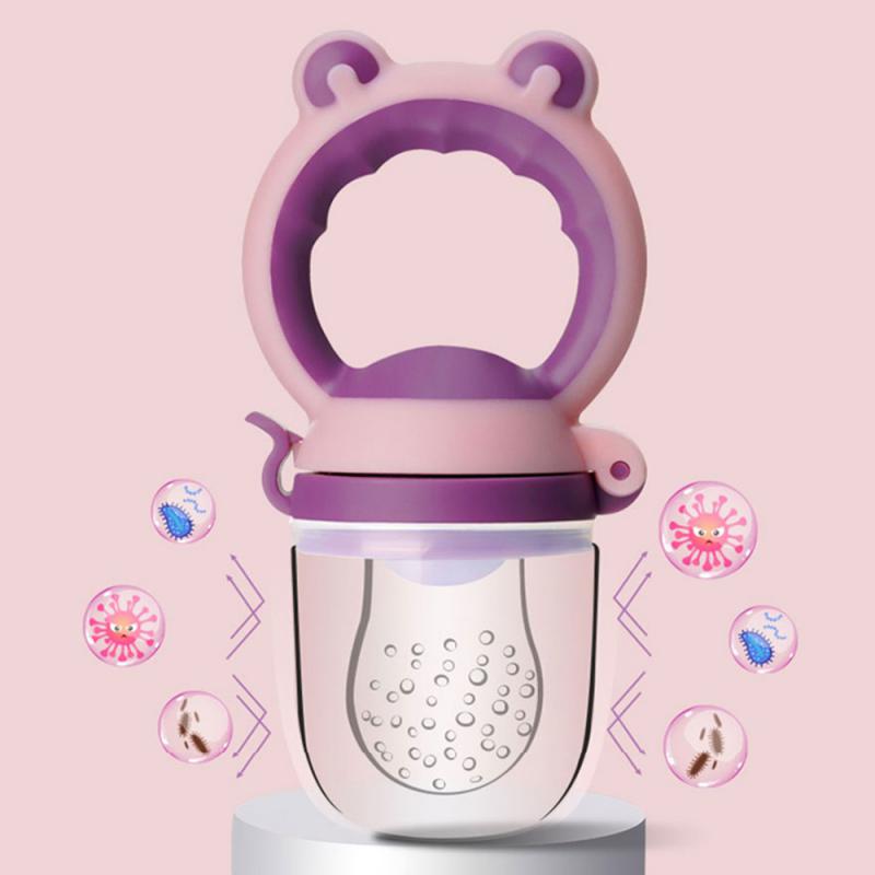Multicolor Pacifier Bite Feeding Bottle Baby Baby Feeding Bottle Feeding Bottle Food Supplement Shake Baby Learning