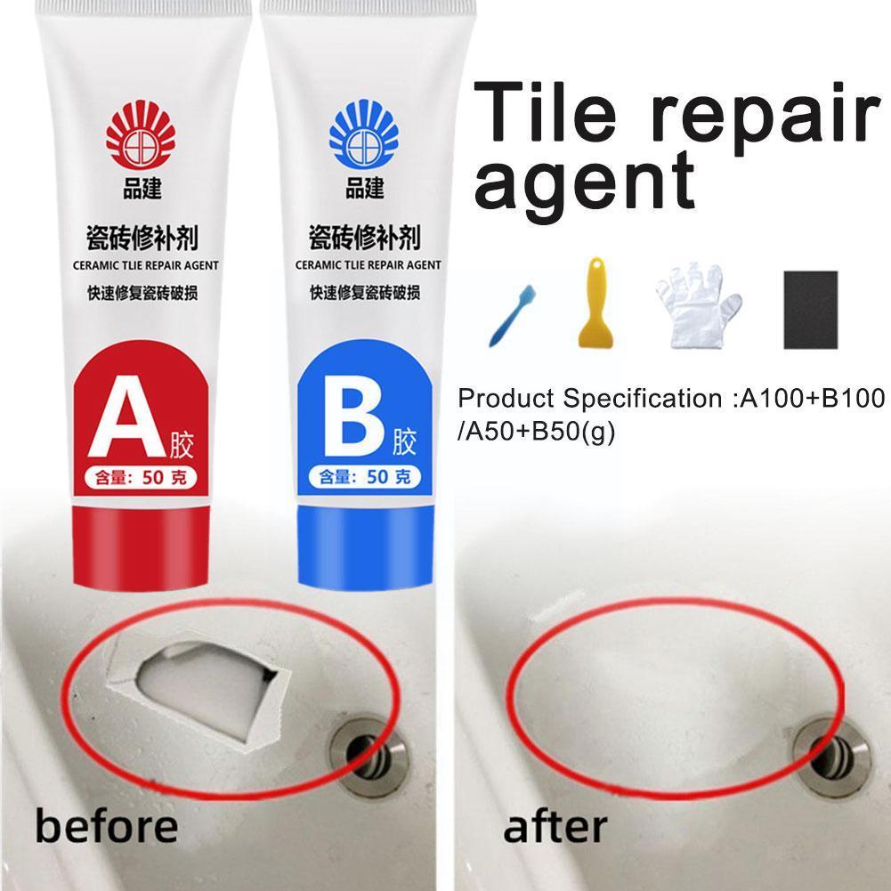 Tile Repair Agent Multi-color Optional Ceramic Marble Washbasin Caulk Glue Floor Glue Tile Toilet Crack Repair Repair N1D3