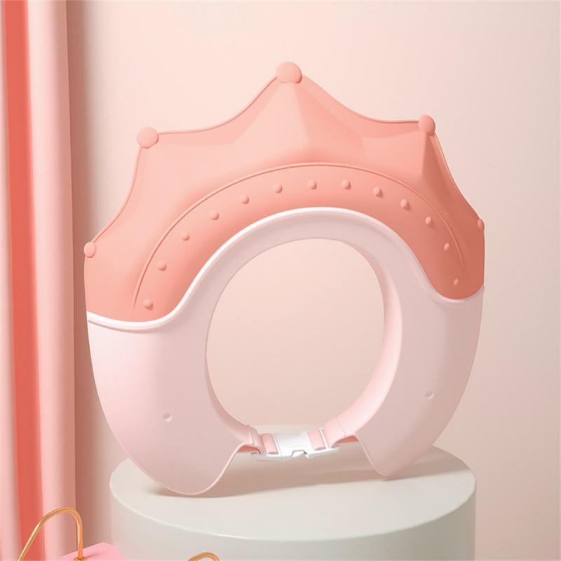 Baby Wash Hair Shield Waterproof Shower Caps Baby Accessories Baby Shampoo Hat Multi-gear Adjustment Tpe Baby Product Soft