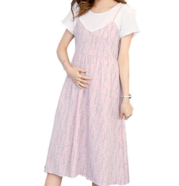 2022 green Baby Clothes Size Mom New Big T Shirt Maternity Girl Funny Pregnant Loading