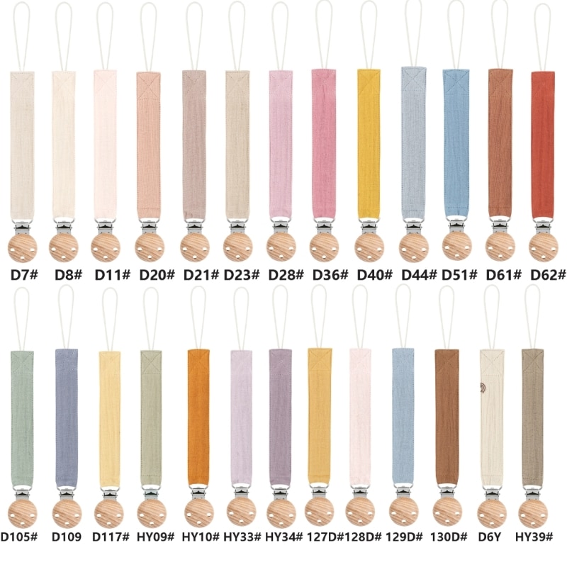 Baby Pacifier Clip Cotton Rope Chain Anti-drop Nipple Holder Teether Toy Pendant Strap Soother Clip Infant Product P31B