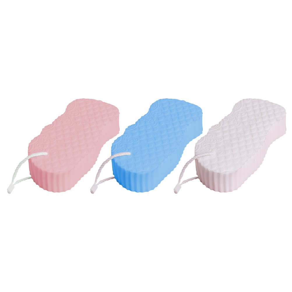 3 Pcs Facial Tools Skin Care Bath Sponge Baby Cleaning Scrubber Body 13x6.5cm Use Shower Home Bathing Toddler