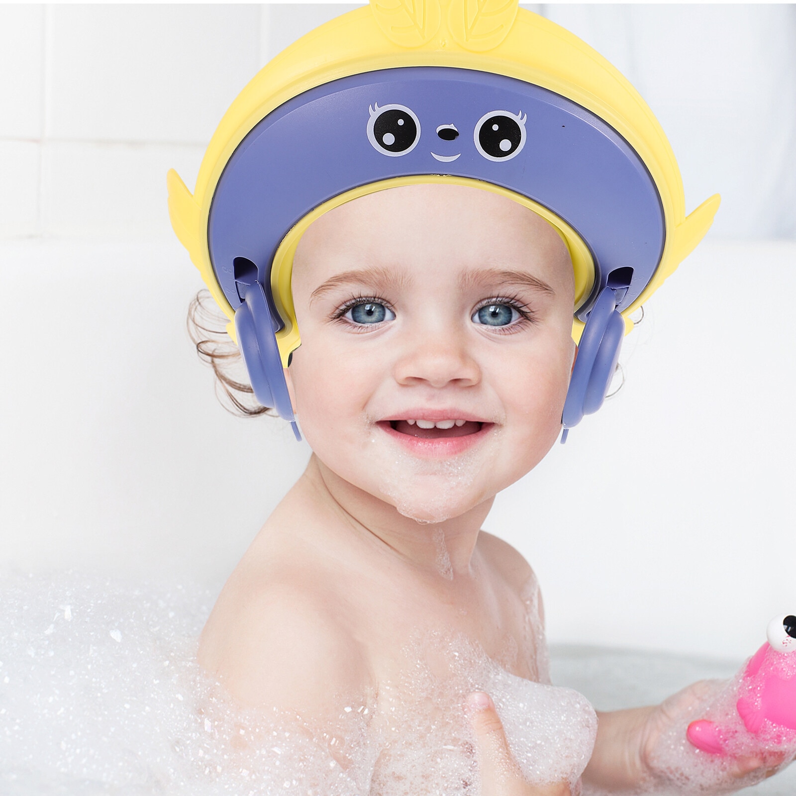 Shampoo Cap Toddler Baby Water Hat Kids Tub Bath Hair Washing Station Shield