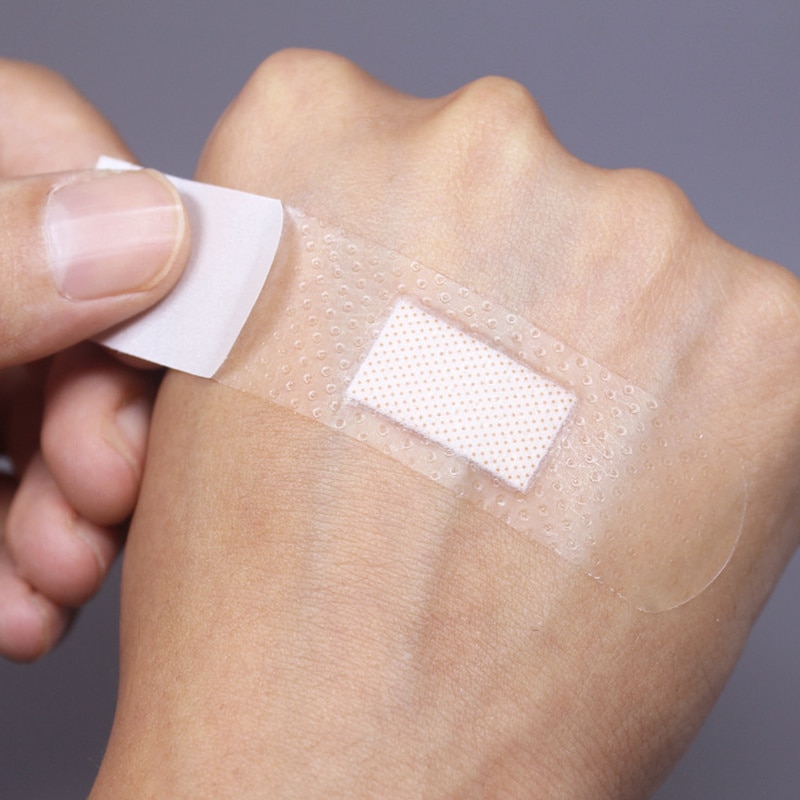 160pcs/set Transparent Band Aid Waterproof Medical Strips Wound Plaster for Travel Skin Patch Breathable Adhesive Bandages