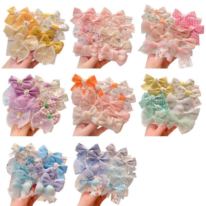 Baby Headband Bow Hair Bands 10PCS/Bulk Fashion Elastic Hairband Spring Hairrope