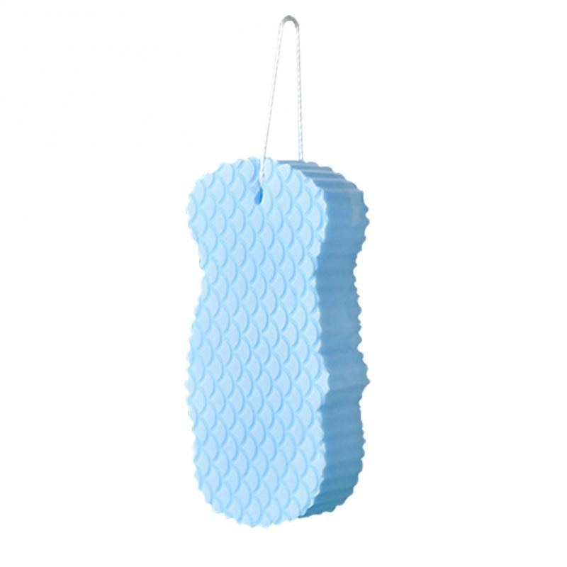 Sponge Body Scrubber No Pain Concave Convex Texture Design Dead Skin Remover Bath Exfoliating Scrub Sponge Easy Mud