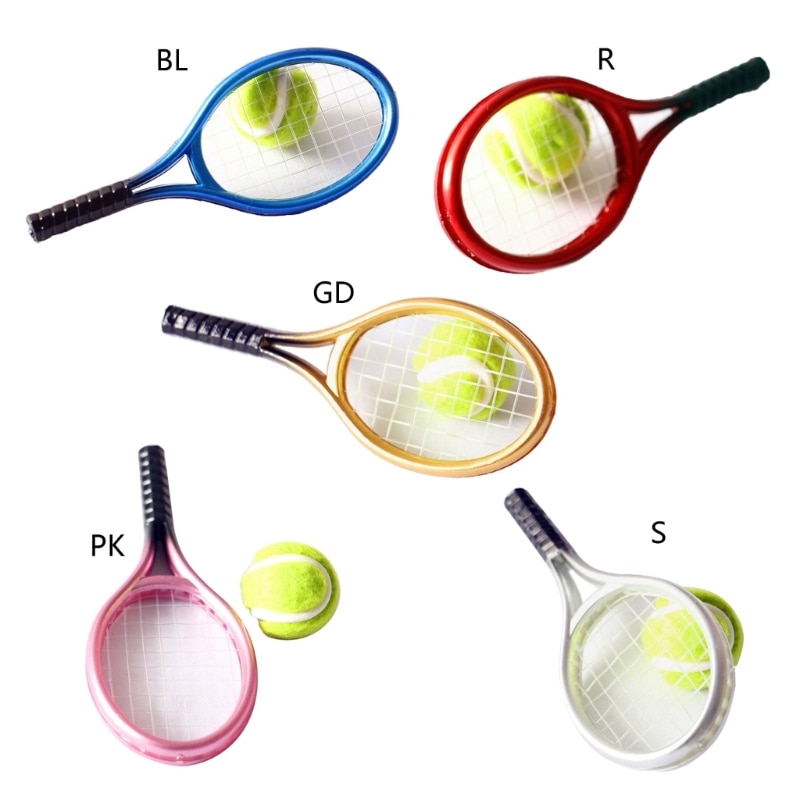 Kid Tennis Set, with 1x Tennis Ball & 1x Racket House Adornment Model G99C