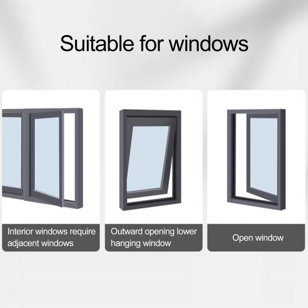 Casement Limiter Punch-free Window Security Lock Key Lock Windproof Child Window Lock Household Stuffs