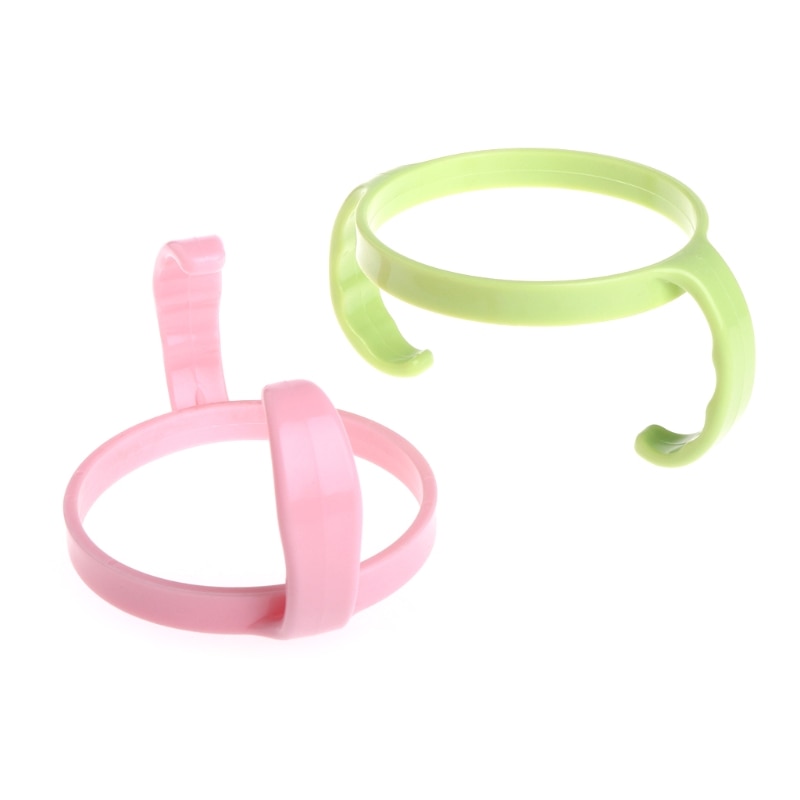 Baby Bottle Handles Wide-Neck Baby Bottle Handle Pink/Green Set of 2 Suitable for Some Baby Bottle for Comotomo
