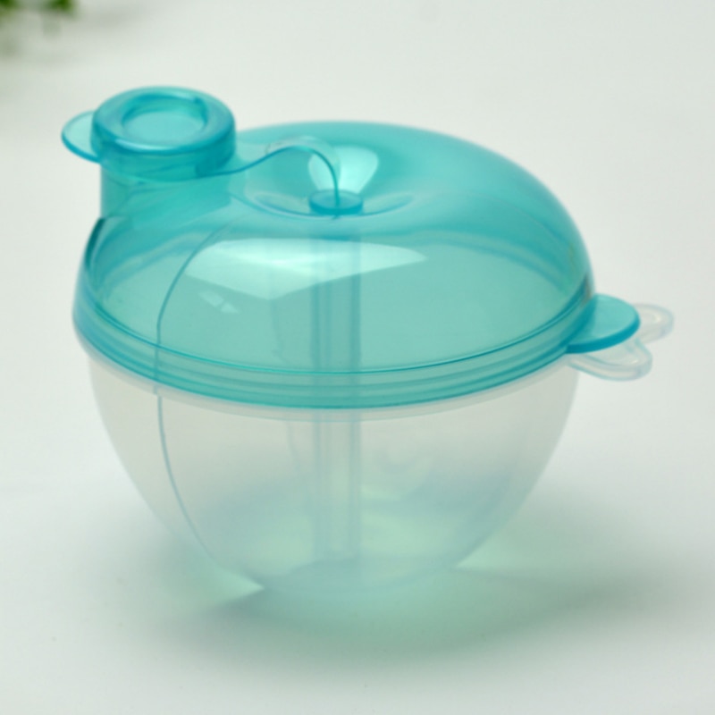 Formula Dispenser Container for Travel Large Capacity Formula Holder Storage for apple Shape Transparent Blue Pink Wholesale