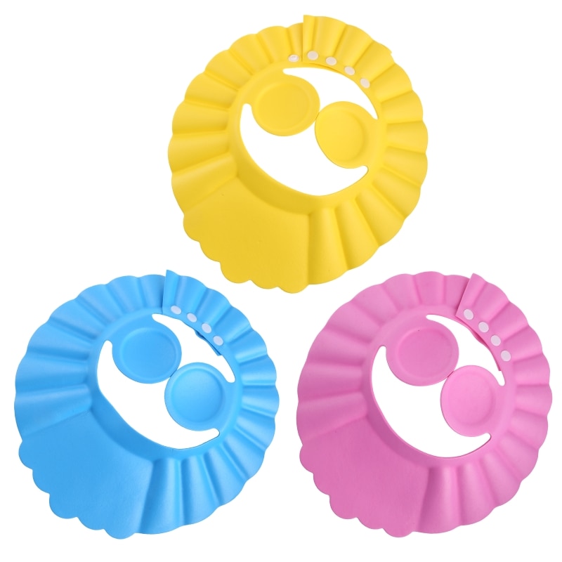Baby Shower Cap Bathing Cap Baby Bath for Head Cap Visor for Washing Hair Adjustable Safe Shampoo Shower Bathing for Wholesale
