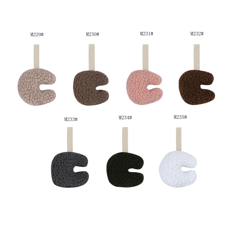 Soft Plush Moon Soother Teether Holder Chain Newborn Nipple Clip Holder Baby Appease Pacifier Chain Pendant Wholesale