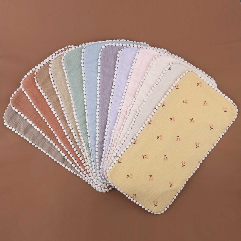 Baby Saliva Towel Soft Absorbent Muslin Cotton Baby Burp Cloth Nursing Towel Wholesale