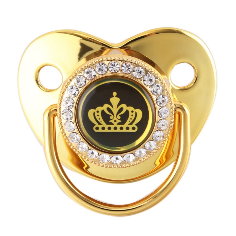 Newborn Baby Bling Pacifier Rhinestone Pacifier BPA Free Silicone Infant Nipple Baby Soother Baby Shower Gifts