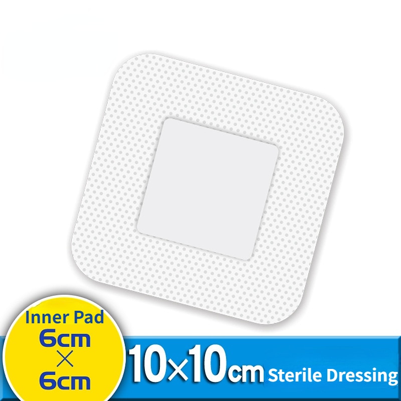 3pcs/set 10*10cm Wound Dressing Patches Band Aid Self-adhesive Bandages Breathable Band Aid First Aid Plasters