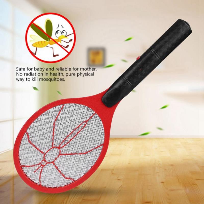 NEW Mosquito Swatter Electric Shocker Home Three-layer Safety Net Surface Fly Swatter Bug Zapper Trap Flies Summer Fly Swatter