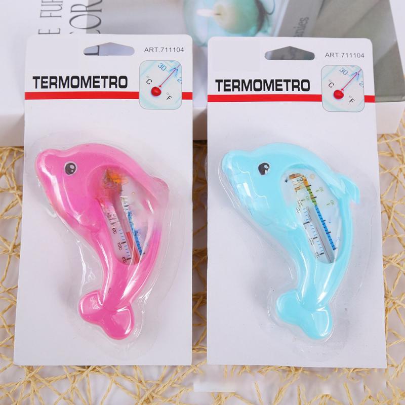 Baby Bath Thermometer Mini Newborn Small Dolphin Scientific Baby Care Water Measurement Abs Safety Shower Products Pc