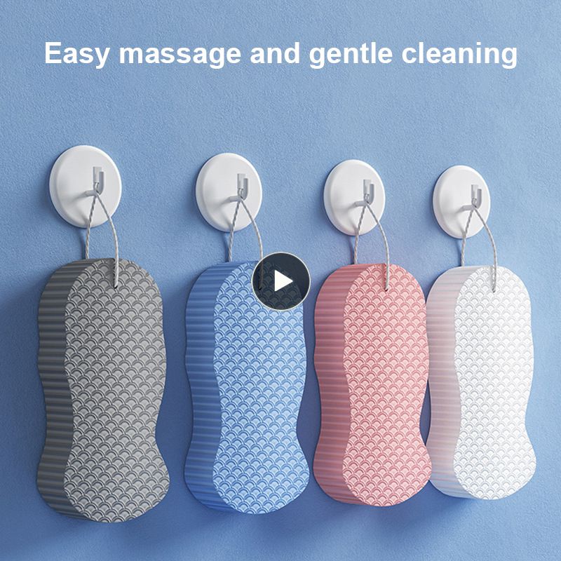 Three-dimensional Bathroon Items 3d Sponge Wipe Soft Painless Baby Sponge Bath Wipe Sponge Bath Artifact Sponge Bath Wipe