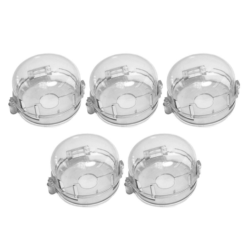 5pcs Clear View Stove Covers Kitchen Safety Stove Covers Gas Covers Easy To Install Toddler Proof Safety Guard For Home Kitchen