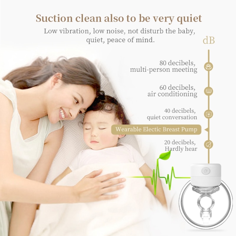 New Automatic Milker Wireless Breastfeeding Pump BPA free 2 Modes Spill-Proof Strong Suction Power Breastpump Milk Collector