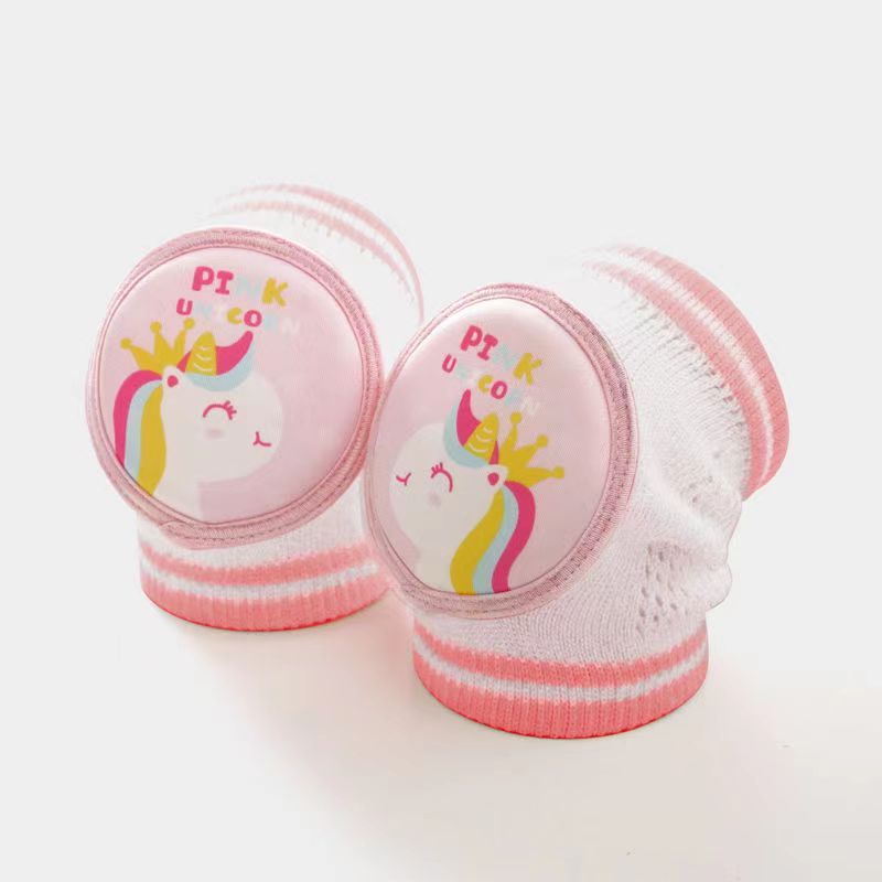 Baby Cartoon Knee Pads Cotton Mesh Crawling Elbow Toddler Protector Safety Infant Kneepad Leg Warmer Kids Cushion Legging