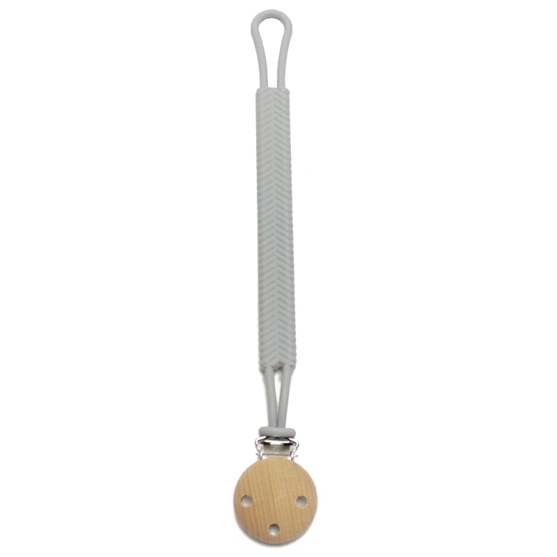 Silicone Pacifier Clip for Baby Boys & Girls Flexible & Rust-Free Holder Gift