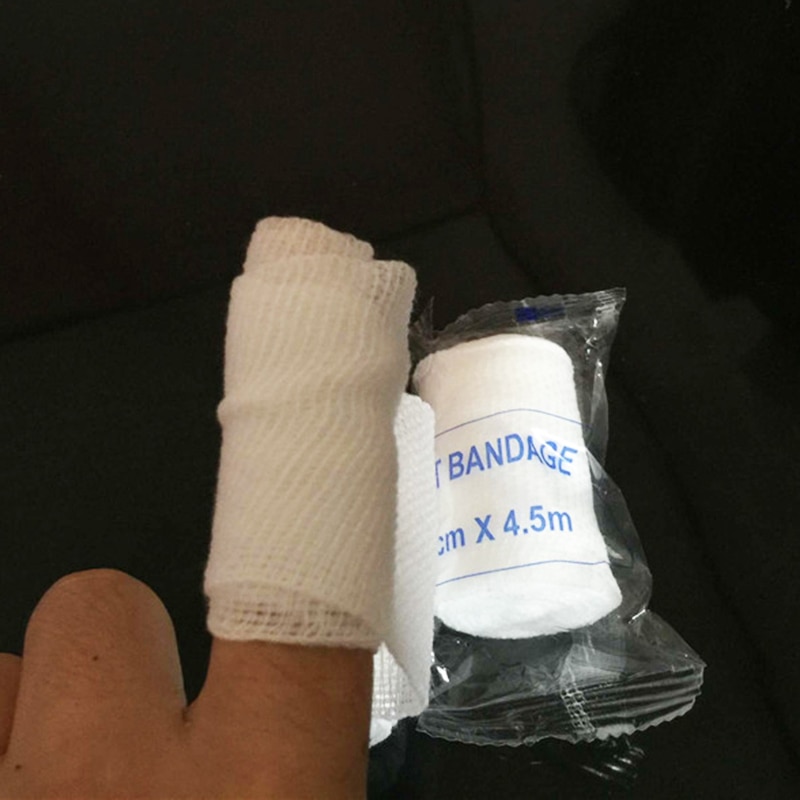10pcs/lot 4.5m Roll Adhesive Plasters Wound Dressing Elastic Bandages Patches First Aid Kit Gauze Medical Nursing Emergency Care