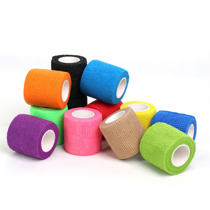 Fitness Sports Bandages Finger Wrist Self-adhesive Bandages Non-woven Fabric Elestic Bandage for Wound Dressing Bandages Patch
