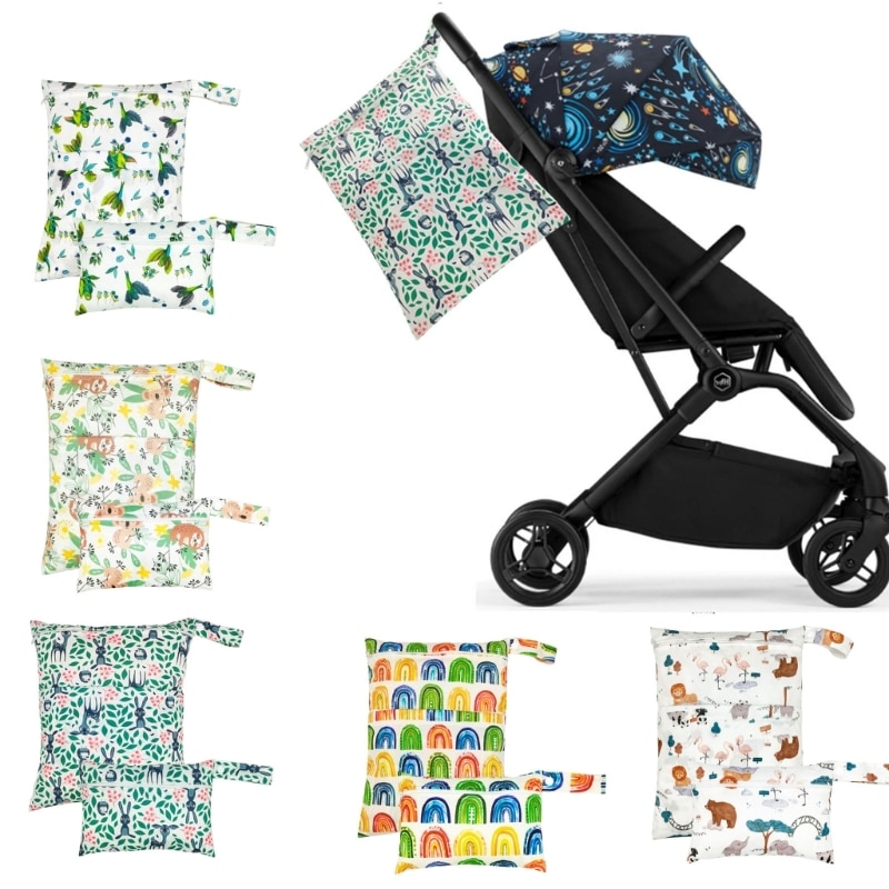 Lightweight Wet Bag Baby Cloth Diaper Nappy Bag Reusable Storage Bag for Swim