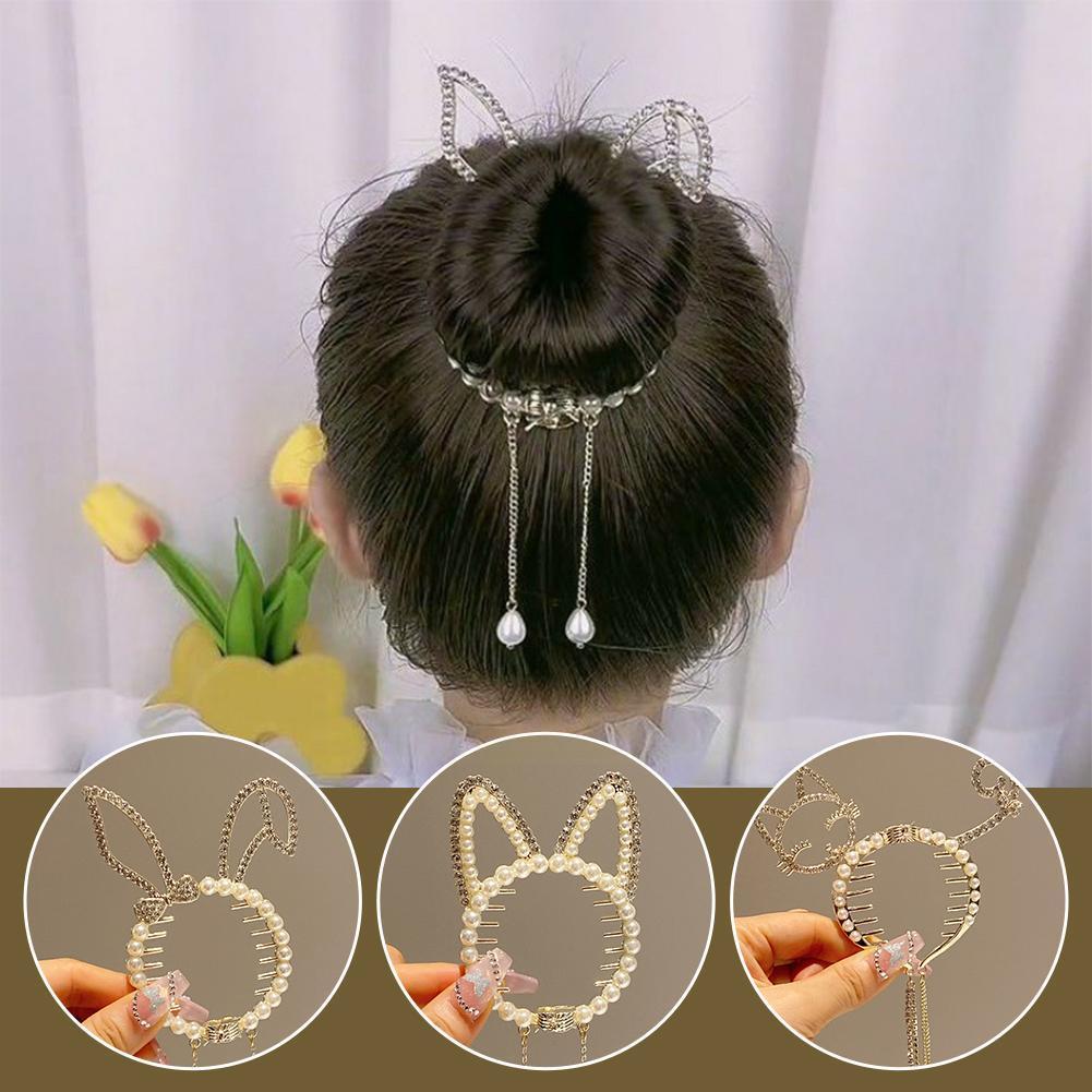 Children's Hair Clasp Cute Shape Clip Girl's Ponytail Hair Hair Kid Headdress Pretty Clips Grip Hairpins Accessories R