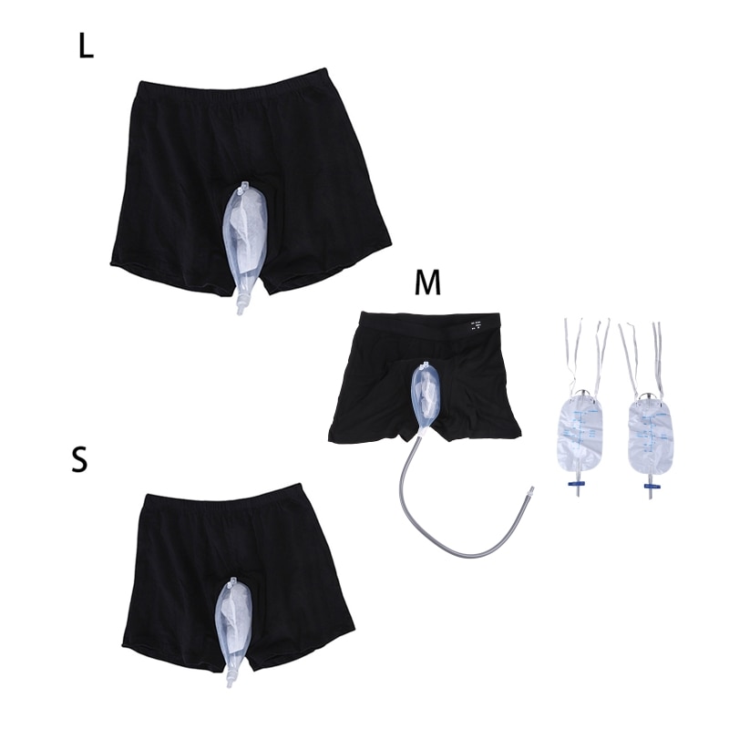 Urine Bag Reusable Male Urinal Bag Silicone Urine Funnel Pee Holder Collector