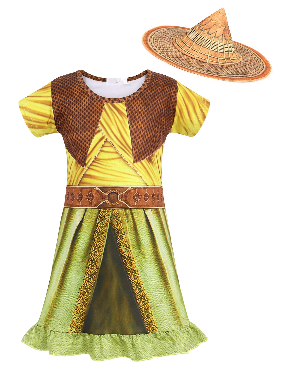 Jurebecia Girls Outfit Halloween Birthday Party Children'S Performance Dress Dress Cosplay Costume
