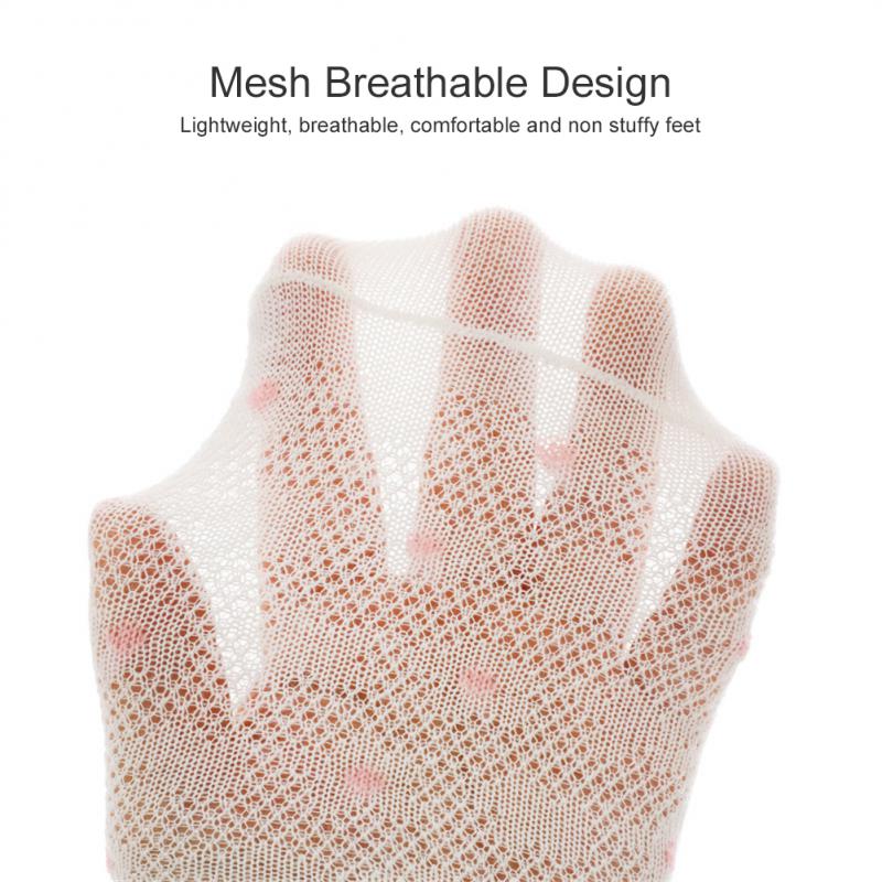 Clothing Over 2 Years Old Not Easy To Shrink Soft And Comfortable 3 Pairs Of Cotton Lace Ruffles Summer Thin Mesh Socks Socks