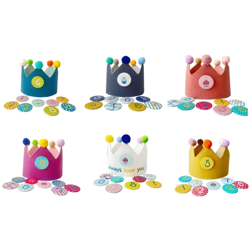 Reusable Birthday Party Hat for Kids Birthday Hat Baby Photo Props