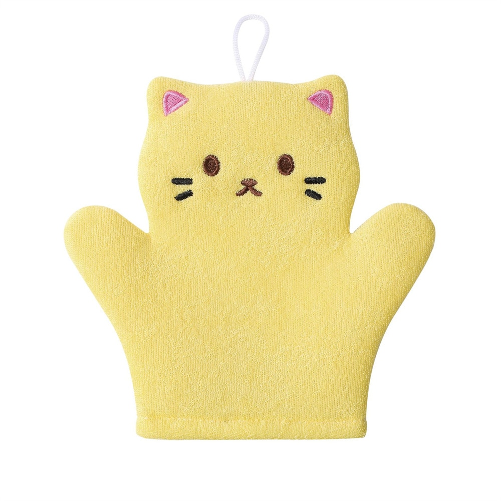 Soft Gloves Comfortable Painless Cartoon Bath Towel Scrubbing Gloves Childrens Bath Towel Foaming Cute Baby Bath Accessories
