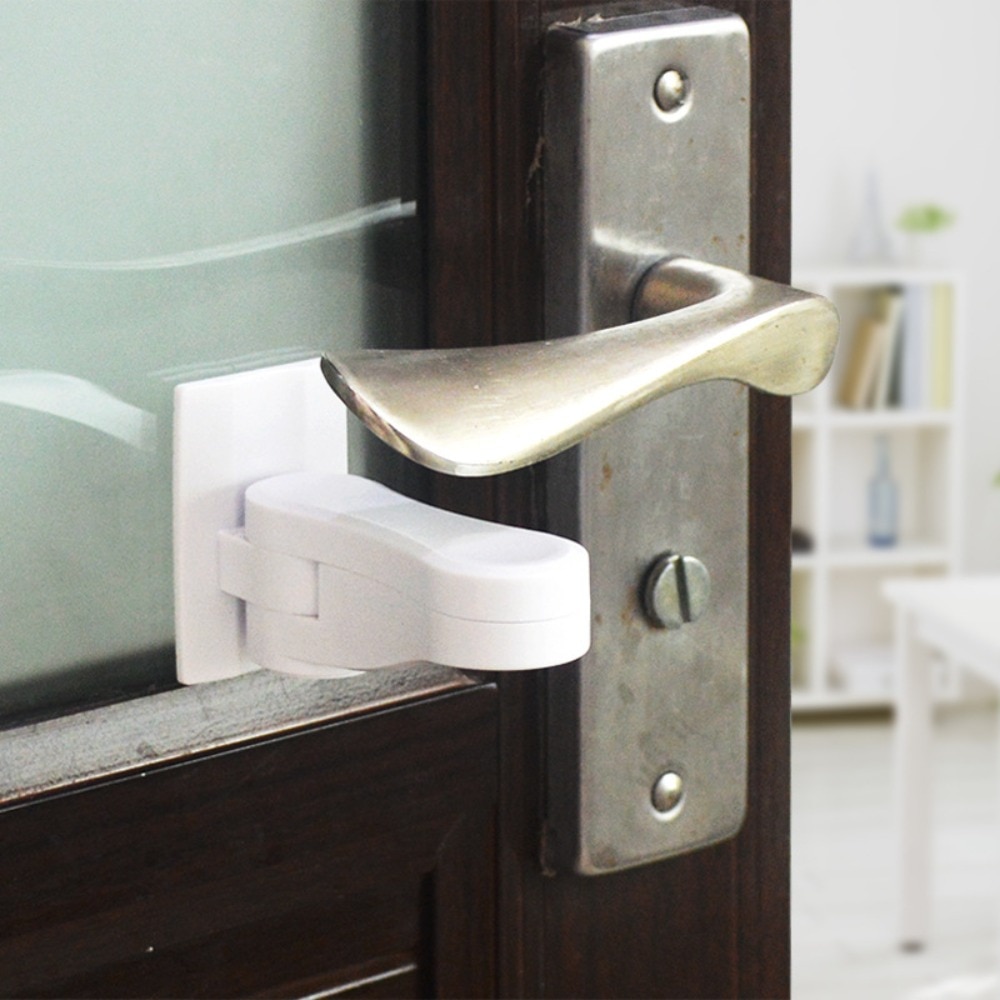Safety Equipment Handle Door Lock Deter Kids Opening Baby Safety Lock Cabinet Lock Door Lever Door Lever Lock