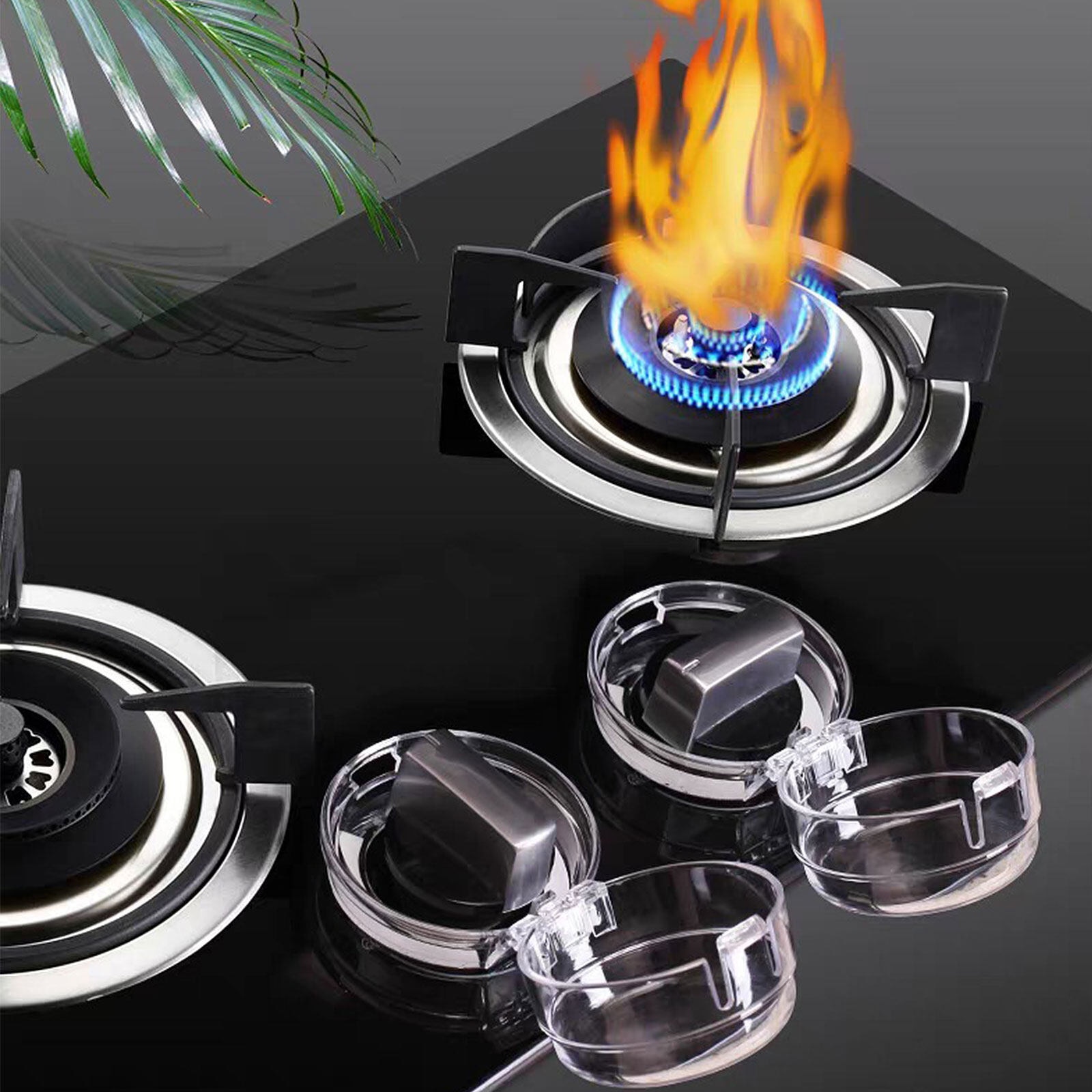 Rotary Switches Stove Child Safety Guard Cooker Knob Protector Cover Plastic Covers