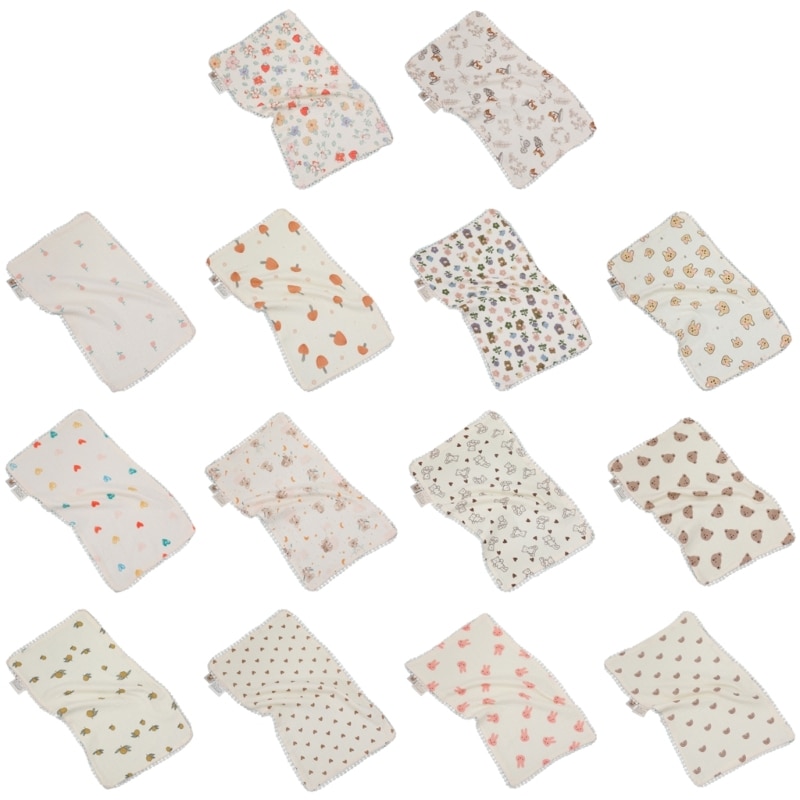 Baby Washcloths Soft Cartoon Washcloth Baby Wash Cloth Baby Wash Cloth for Newborn Baby Towel Multipattern Baby Towel