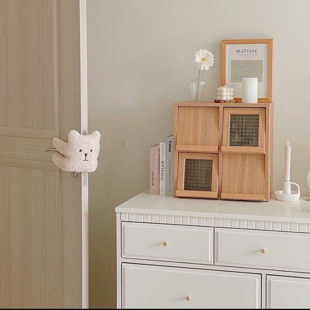 Hand Door Handle Hanger Cabinet Door Clip Child Protection Equipment Plush Doll Door Stopper Baby Safety Lock