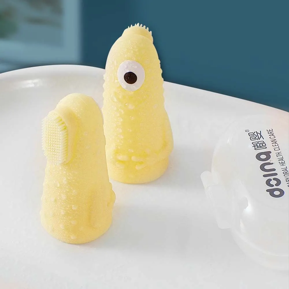 Cleaning Teeth Silicone Oral Care Thumb Cover Infant Tooth Brush Cover Baby Teeth Clean Brush Baby Finger Toothbrush